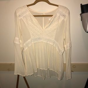 Bell Sleeve Peasant Blouse